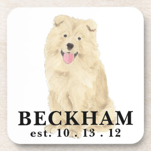 Personalised Chow Chow Dog  Coaster