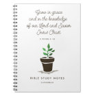 Personalised Christian Bible Study Notebook