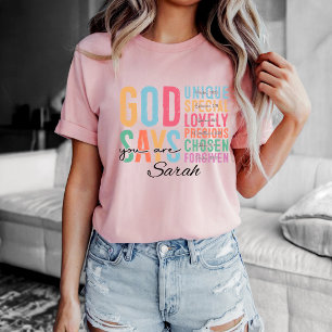 Personalised Christian Bible Verse T-shirt