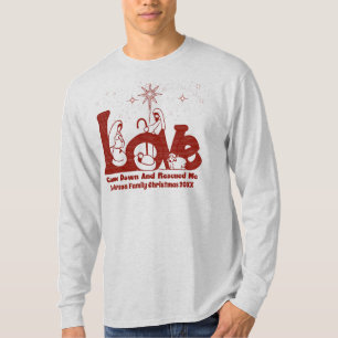 Personalised Christian Family Christmas Nativity T-Shirt