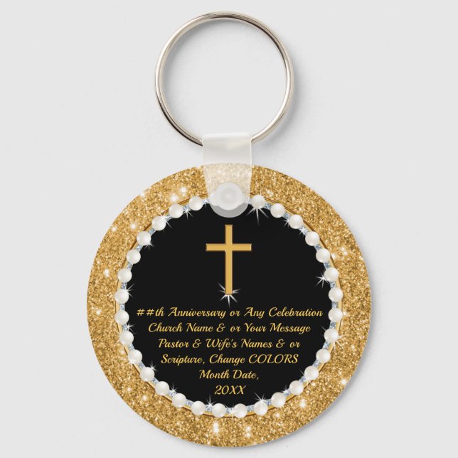Personalised, Christian Favours for ANY OCCASION Key Ring (Front)