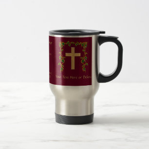 Personalised Christian Gifts with YOUR TEXT Travel Mug