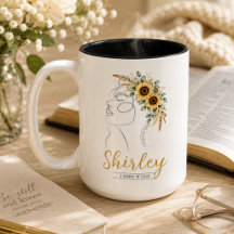 Personalised Christian My God, Your God Sunflower