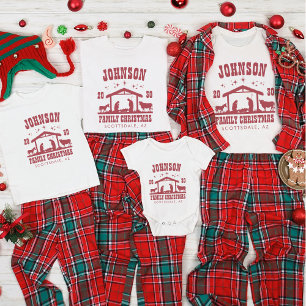Personalised Christian Nativity Family Christmas T-Shirt