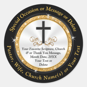 Personalised Christian Stickers for Any Occasion