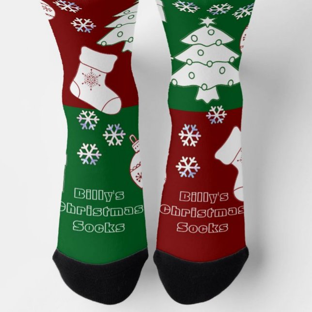 Personalised Christmas Art Socks (Creator Uploaded)