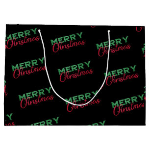 Personalised Christmas Bag, Christmas Party Large Gift Bag