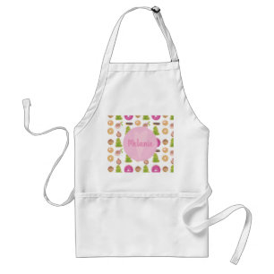Personalised Christmas Bakery Doughnuts Custom Standard Apron