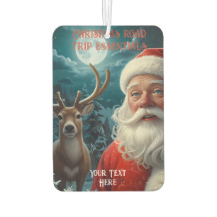 Personalised Christmas car freshener gift