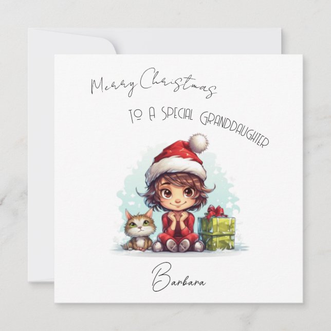 Personalised Christmas Card (Front)