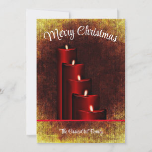 Personalised Christmas Card.  Holiday Card
