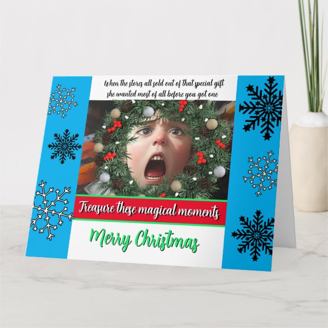 Personalised Christmas Card SPECIAL GIFT SOLD OUT (Front)