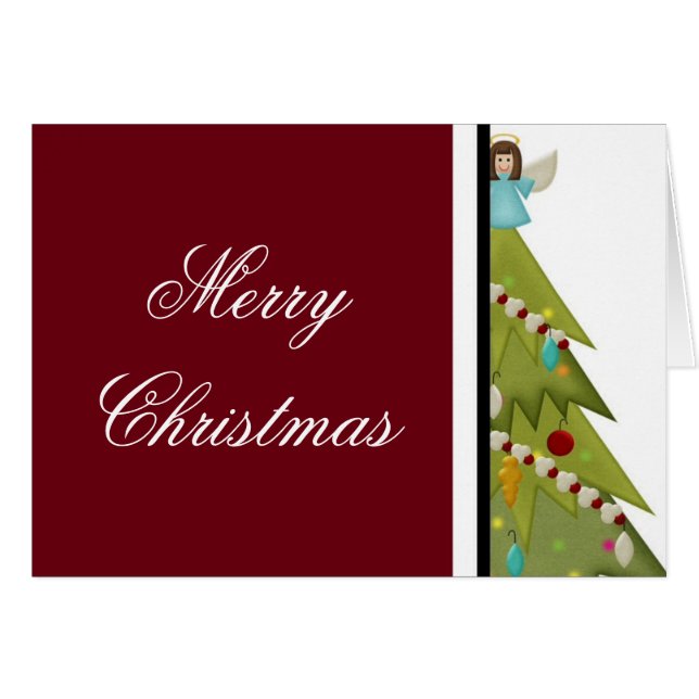 Personalised Christmas Card Template (Front Horizontal)