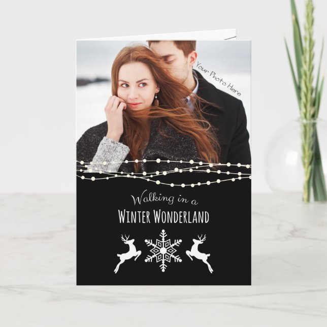 Personalised Christmas Cards - Winter Wonderland (Front)