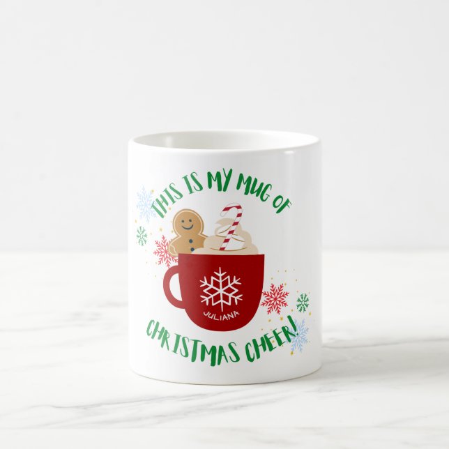 Personalised Christmas Cheer Mug (Center)