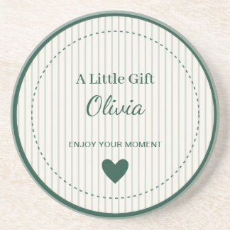 Personalised Christmas Coaster Holiday Coffee Gift