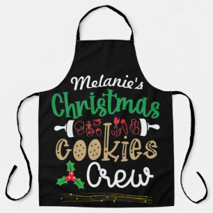 Personalised Christmas Cookie All-Over Print Apron