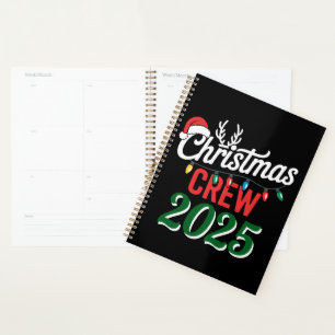 Personalised Christmas Crew 2025 Xmas Family Planner