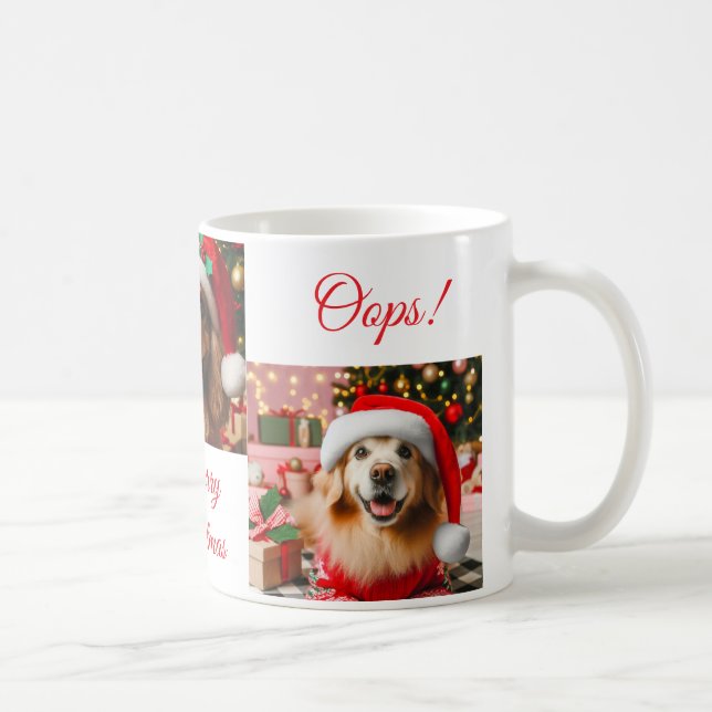 Personalised Christmas Dog Mugs/Coffee mug (Right)