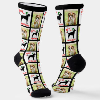 Personalised Christmas Dog Socks
