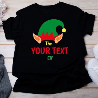 Personalised Christmas Elf T Shirt