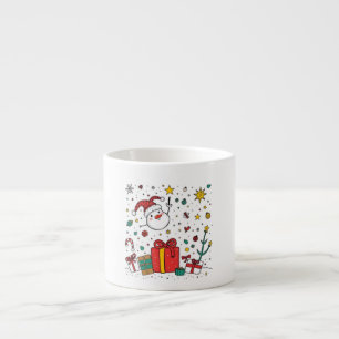 personalised Christmas expresso mug