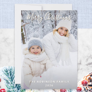 Personalised Christmas Family Photo Holiday Card