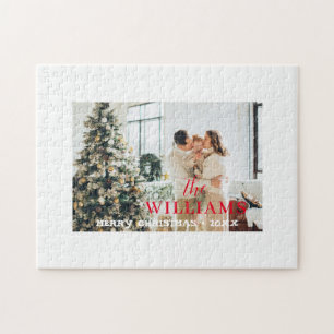 Personalised Christmas Family Photo Jigsaw Puzzle