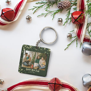 Personalised Christmas Family Photos Keychain