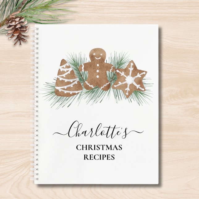 Personalised Christmas Family Recipe Notebook (Creator Uploaded)