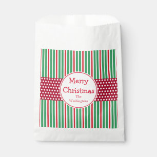 Personalised Christmas Favour Gift Bags