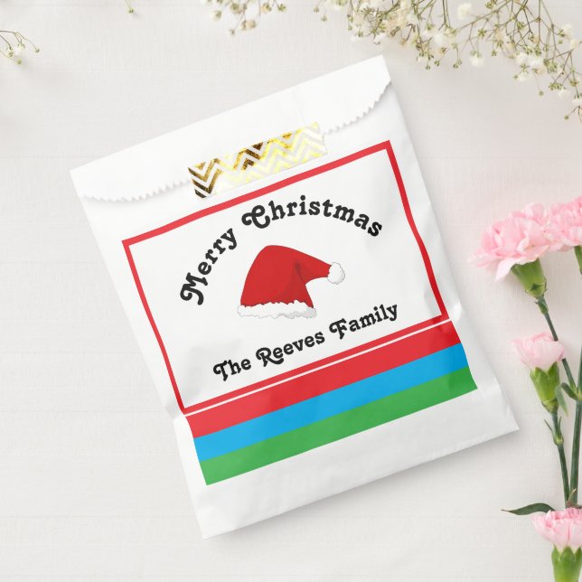 Personalised Christmas Gift Bags Holiday Treat Bag (Sealed)