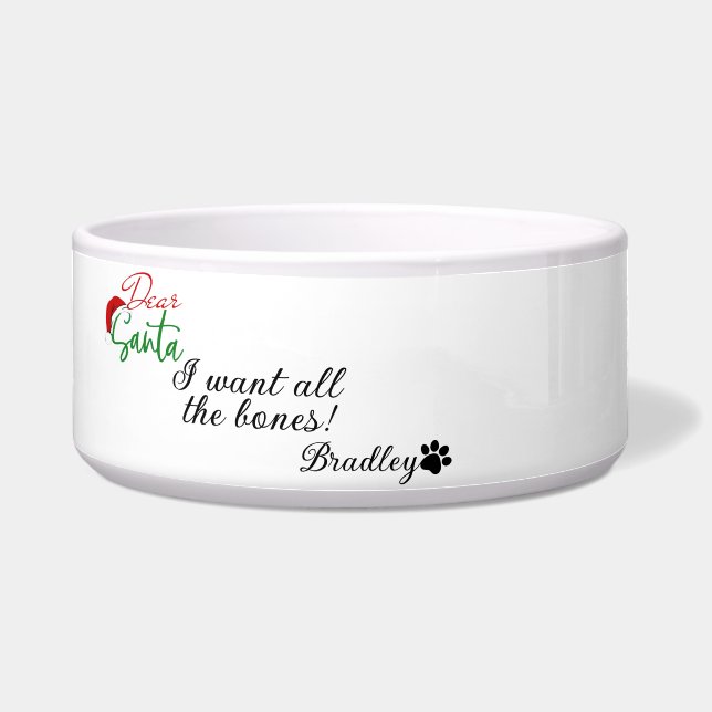 Personalised Christmas Gift Custom Pet Name Food (Front)