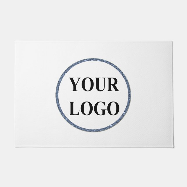 Personalised Christmas Gift Customised Idea LOGO Doormat (Front)