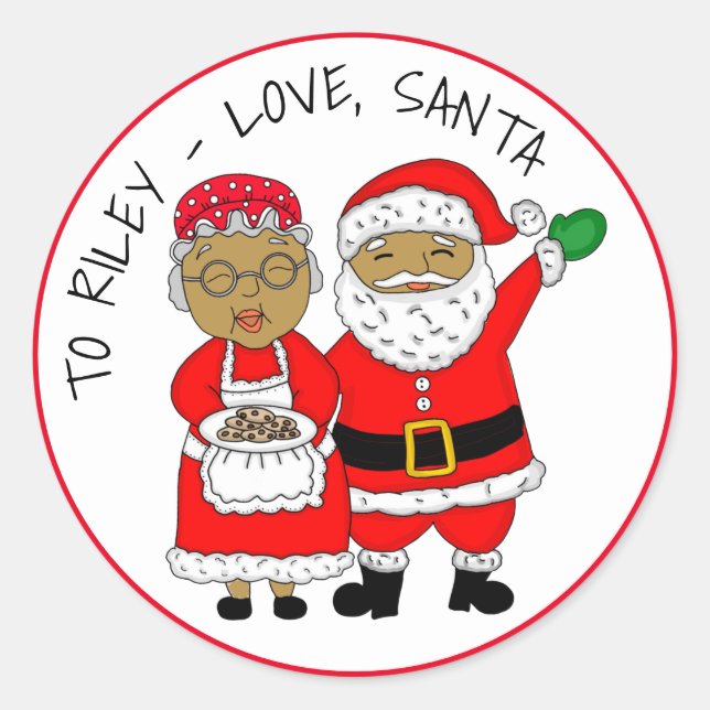 Personalised Christmas Gift Tags (Front)