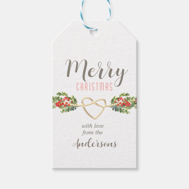 Personalised Christmas Gift Tags (Front)