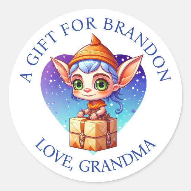 Personalised Christmas Gift Tags (Front)