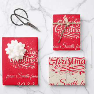 Personalised Christmas Gift Wrapping Paper