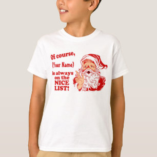 Personalised Christmas Gifts T-Shirt