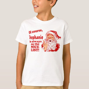 Personalised Christmas Gifts T-Shirt