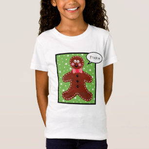Personalised Christmas Gingerbread Man T-Shirt