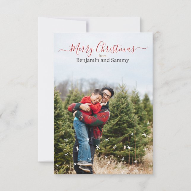 Personalised Christmas Greeting Card (Front)