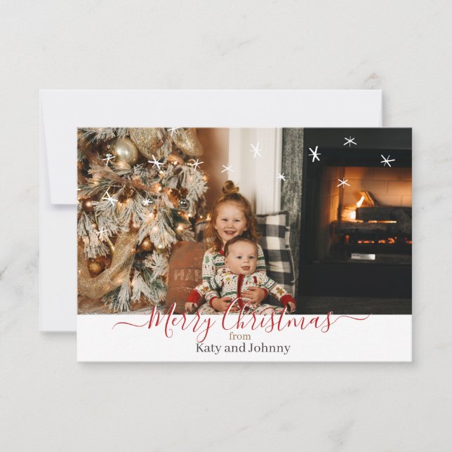Personalised Christmas Greeting Card (Front)