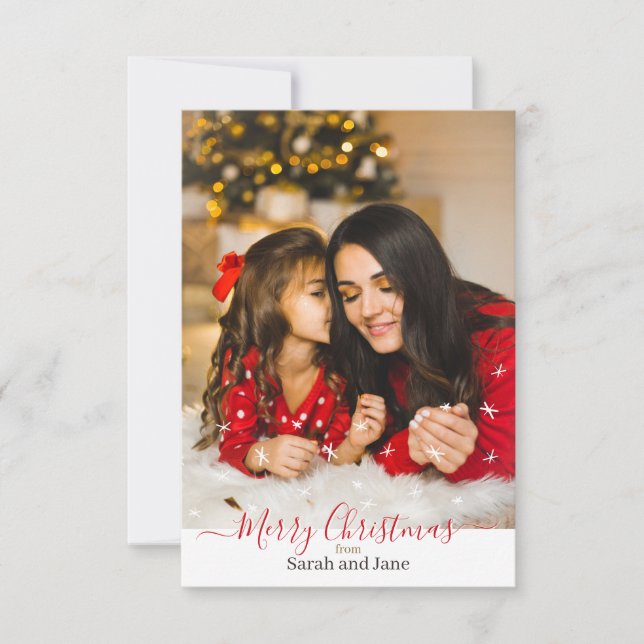 Personalised Christmas Greeting Card (Front)