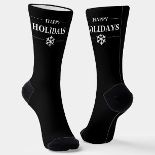 Personalised Christmas Happy Holiday Custom Gift  Socks