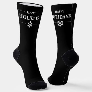 Personalised Christmas Happy Holiday Custom Gift  Socks