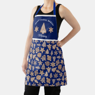 Personalised Christmas Head Cookie Baker Custom Apron