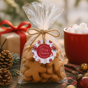 Personalised Christmas Holiday Cookie Baking Favour Tags