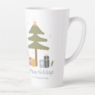 Personalised Christmas Holiday Corporate Party Latte Mug