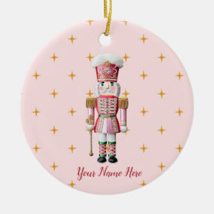 Personalised Christmas Holiday Nutcracker Ceramic Tree Decoration